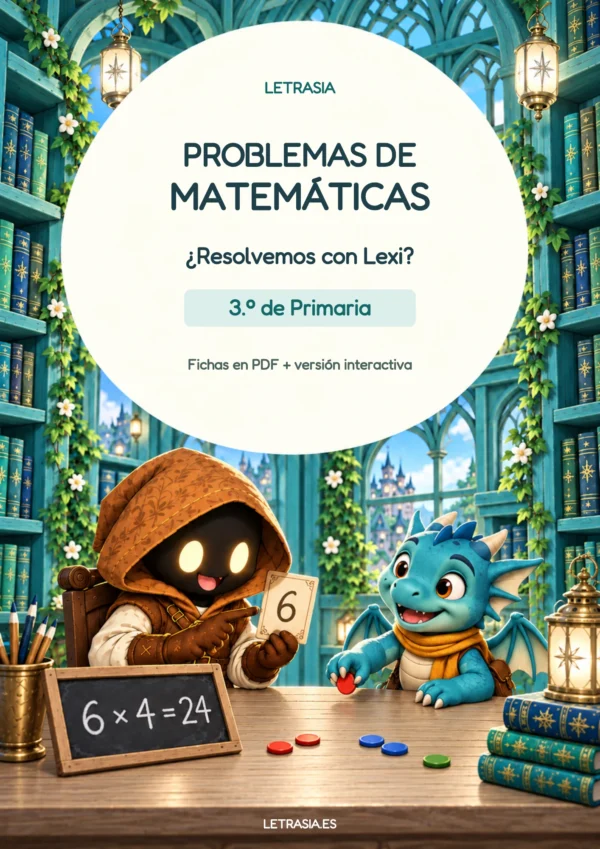 Portada del pack de problemas de 3.º de Primaria