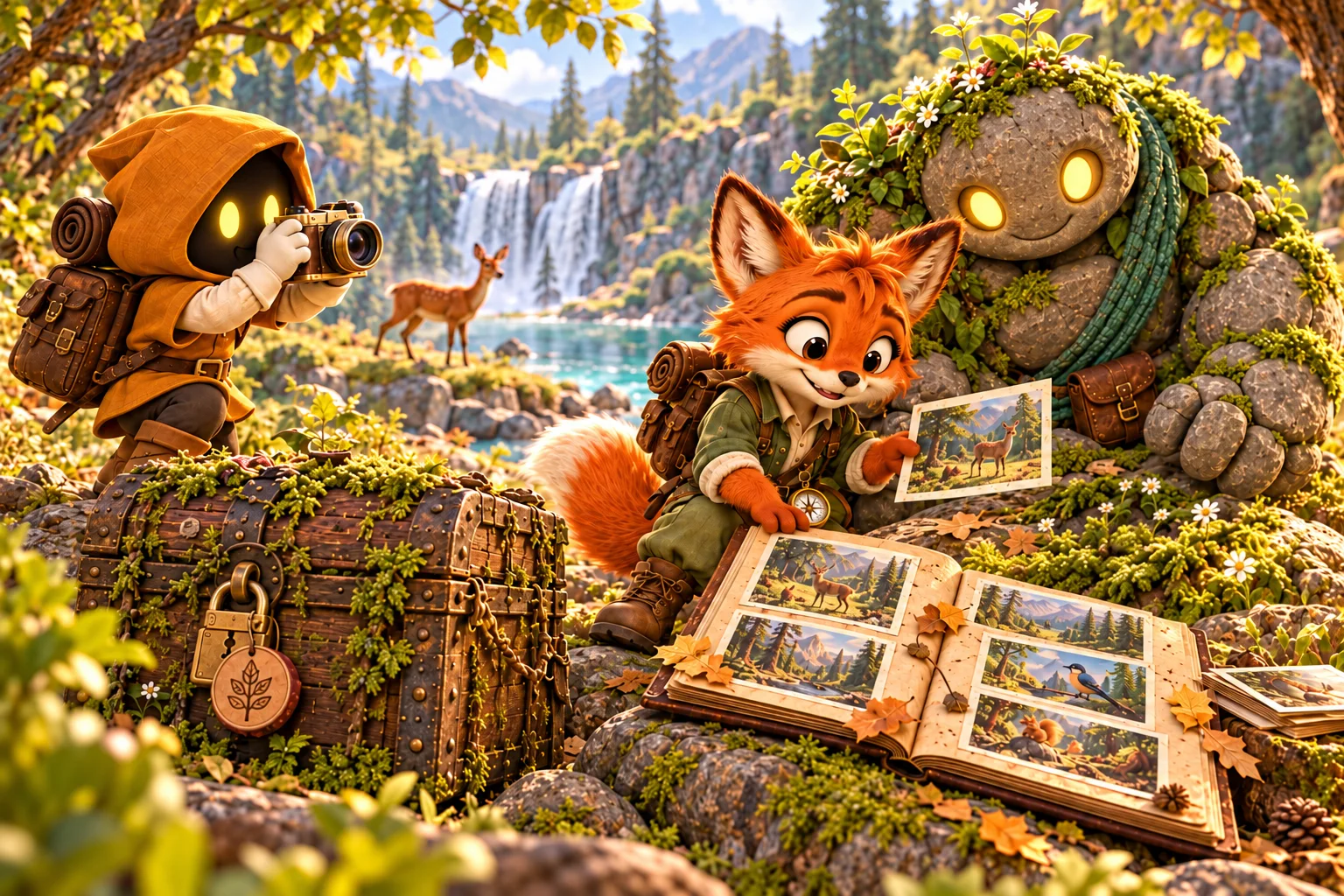 Lexi invita al lector a elegir entre el safari fotográfico y el álbum